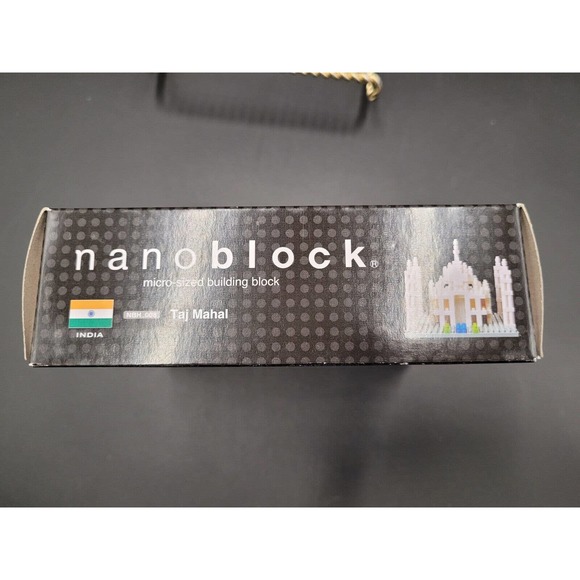 Nanoblock Taj Mahal Micro Building Blocks Level 2 420+ Pieces Ohio Art - Picture 8 of 9